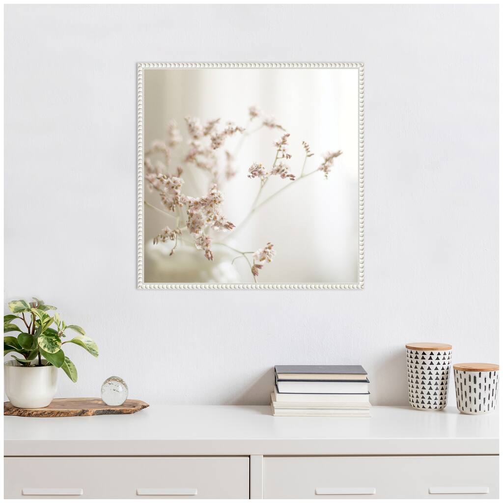Kate and Laurel Sylvie Delicate Bouquet of Pastel Flowers Framed Canvas by Kristybee