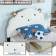 preview thumbnail 5 of 18, Sheep Design Upholstered Twin Size Platform Bed for Kids, with Slatted Bed Base, Stability and Sturdiness