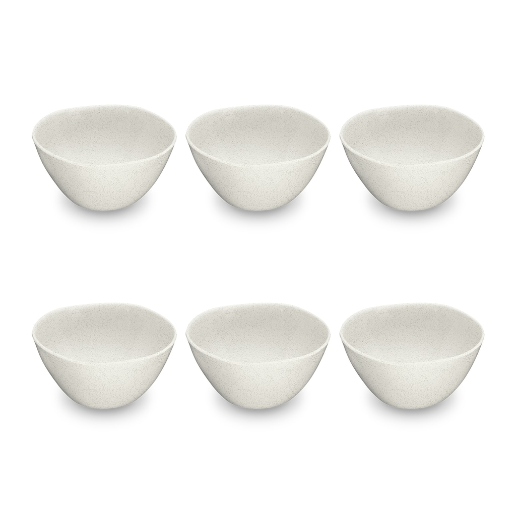 Abode Homewares by TarHong Organic Wheat PP Bowl, 5.9"/ 19 oz.Set of 6