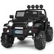 preview thumbnail 13 of 21, Costway 12V Kids Ride On Truck RC Car w/ LED Lights Music Trunk Black