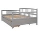 preview thumbnail 6 of 25, Full Size Daybed Wood Bed with Two Drawers