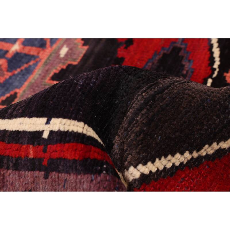 ECARPETGALLERY Hand-knotted Melis Vintage Red Wool Rug - 4'11 x 6'11