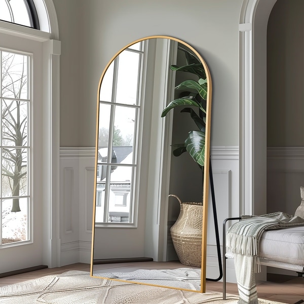 Arched Mirror Modern Full-length Mirror - On Sale - Bed Bath