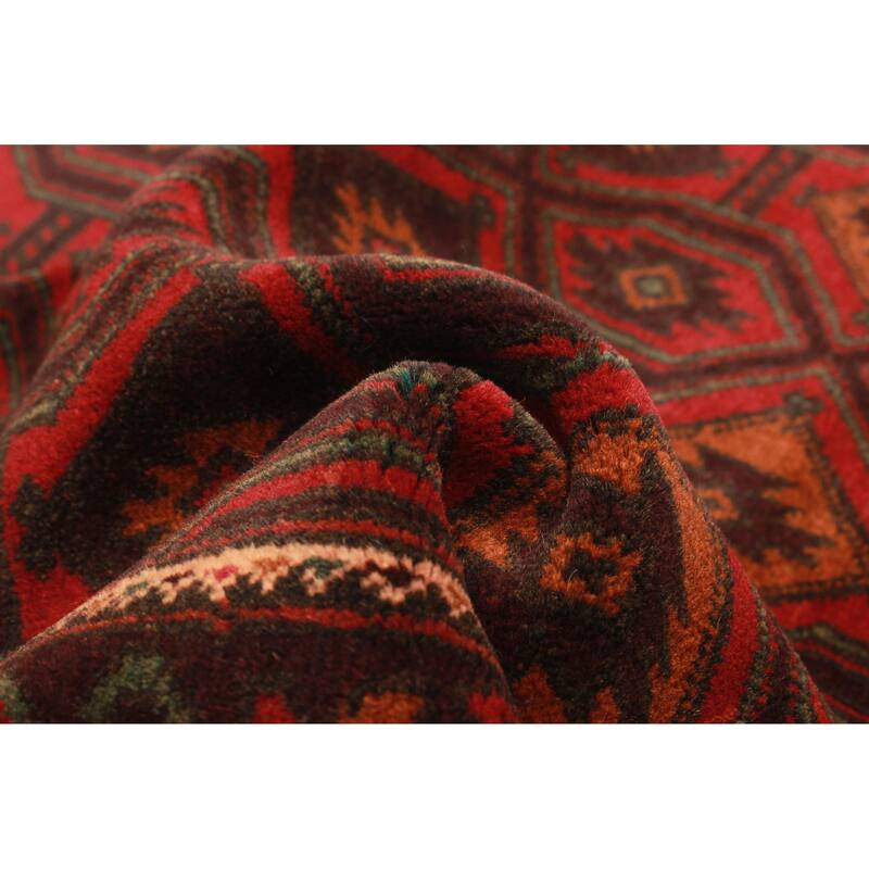 Teimani Red Rug 2'9" x 4'5" - 2'9 x 4'5