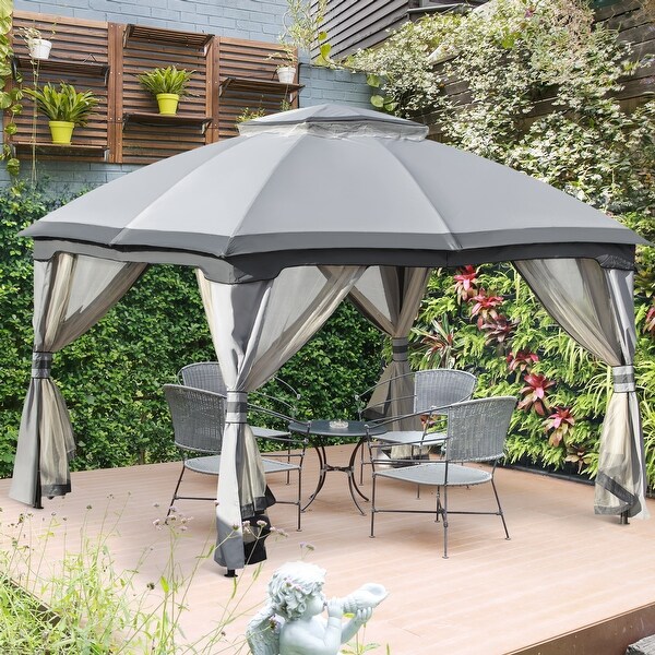 top product reviews for suncrown outdoor 10 foot iron patio garden gazebo 29213317 overstock