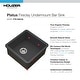 preview thumbnail 10 of 13, Houzer PTB-2020 Platus 19-1/8" Undermount Single Basin Fireclay Bar