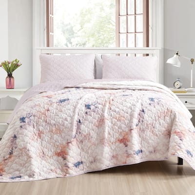 Shatex Darmon 3 piece Bedding Comforter Set All-season Reversible Bed in a Bag