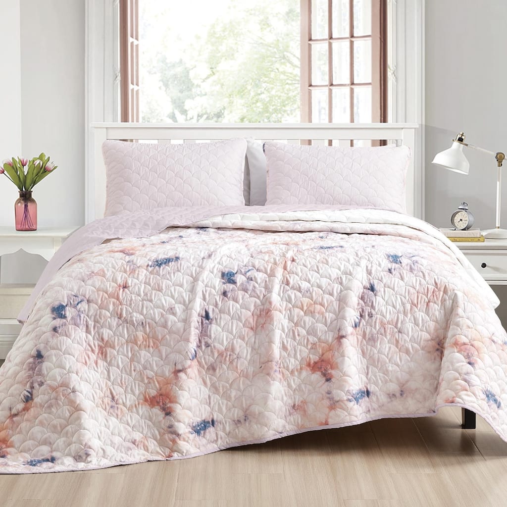 Shatex Darmon 3 piece Bedding Comforter Set All-season Reversible Bed in a Bag