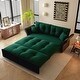 preview thumbnail 17 of 31, 74.8" Queen Size Pull Out Sofa Bed 3-in-1 Convertible Sleeper Tufted Sofa with 2 Soft Pillows
