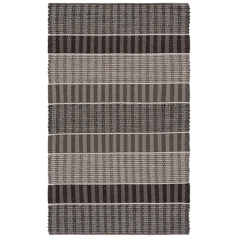 SAFAVIEH Handmade Braided Ladan Cotton Rug - 5' x 8' - Brown/Blue