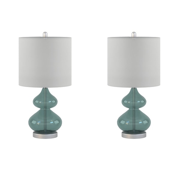 ellipse glass table lamp