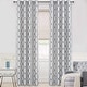 preview thumbnail 14 of 58, DriftAway Mason/Geo Thermal Insulated Blackout Grommet Window Curtain Panel