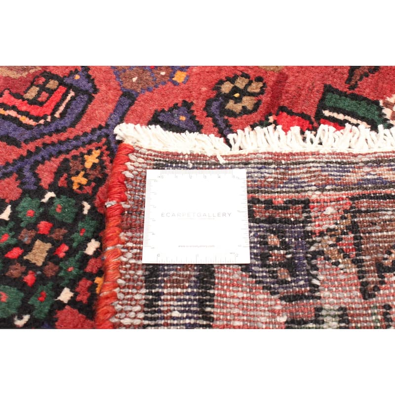 ECARPETGALLERY Hand-knotted Andelz Red Wool Rug - 4'5 x 6'11