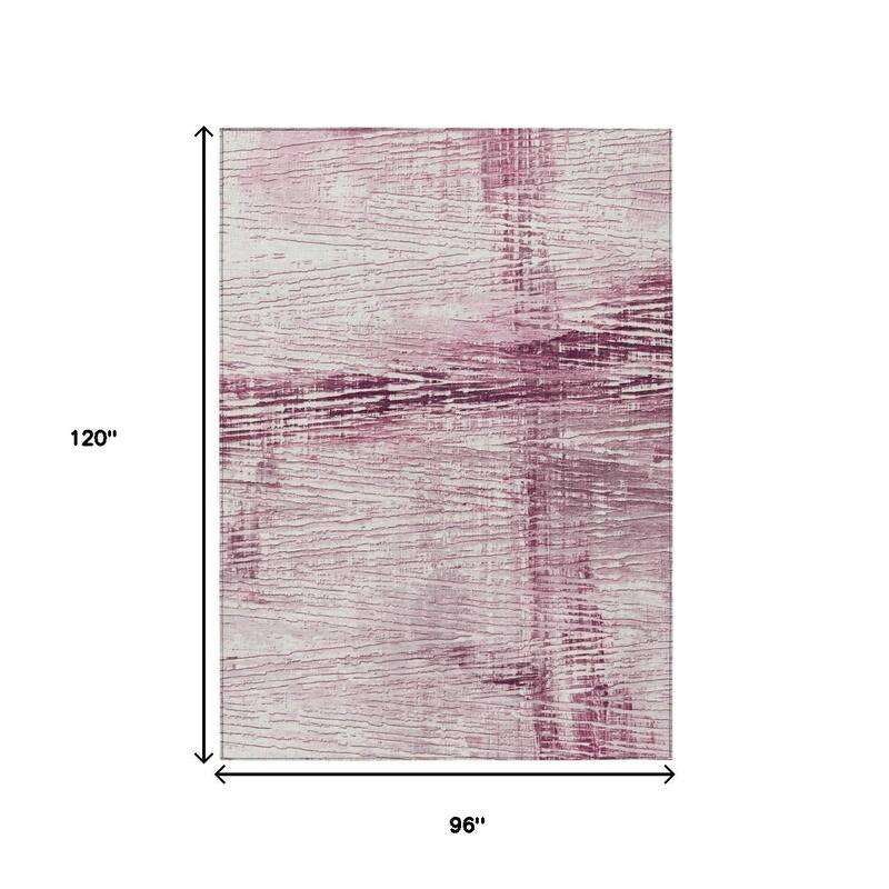 HomeRoots Striped Transitional Rectangle Outdoor Rug