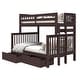 preview thumbnail 11 of 26, Taylor & Olive Trillium Twin over Full Bunk Bed, 2 Drawers