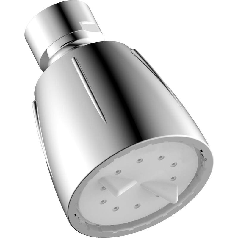 PROFLO PFSH362 2.5 GPM 2" Wide Single Function Shower Head - Chrome - Chrome