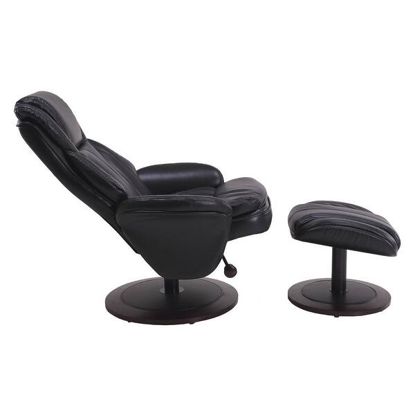 Shop Black Friday Deals On Relax R Nova Recliner Black Air Leather Overstock 31635214