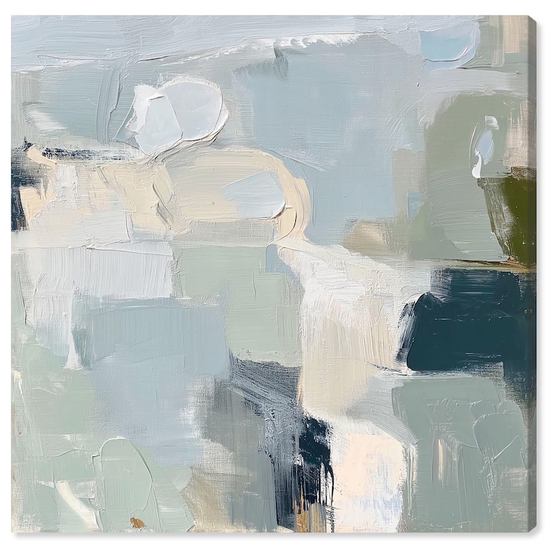 Seafoam and Sand II Canvas by Art Remedy, Gallery Wrapped - 30" x 30"