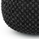 preview thumbnail 36 of 39, WYNDENHALL Vanessa Round Pouf in Velvet Fabric