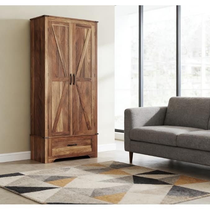 Pantry Cabinet with Adjustable Shelves - Kitchen Storage Organizer