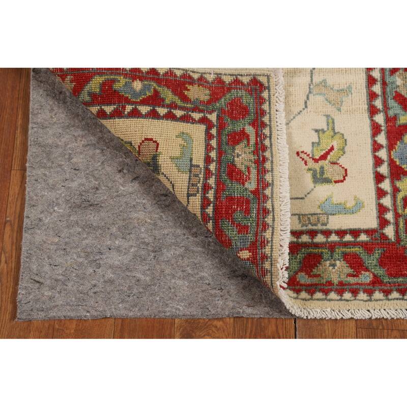 Geometric Kazak Accent Rug Handmade Wool Carpet - 2'0" x 3'0"