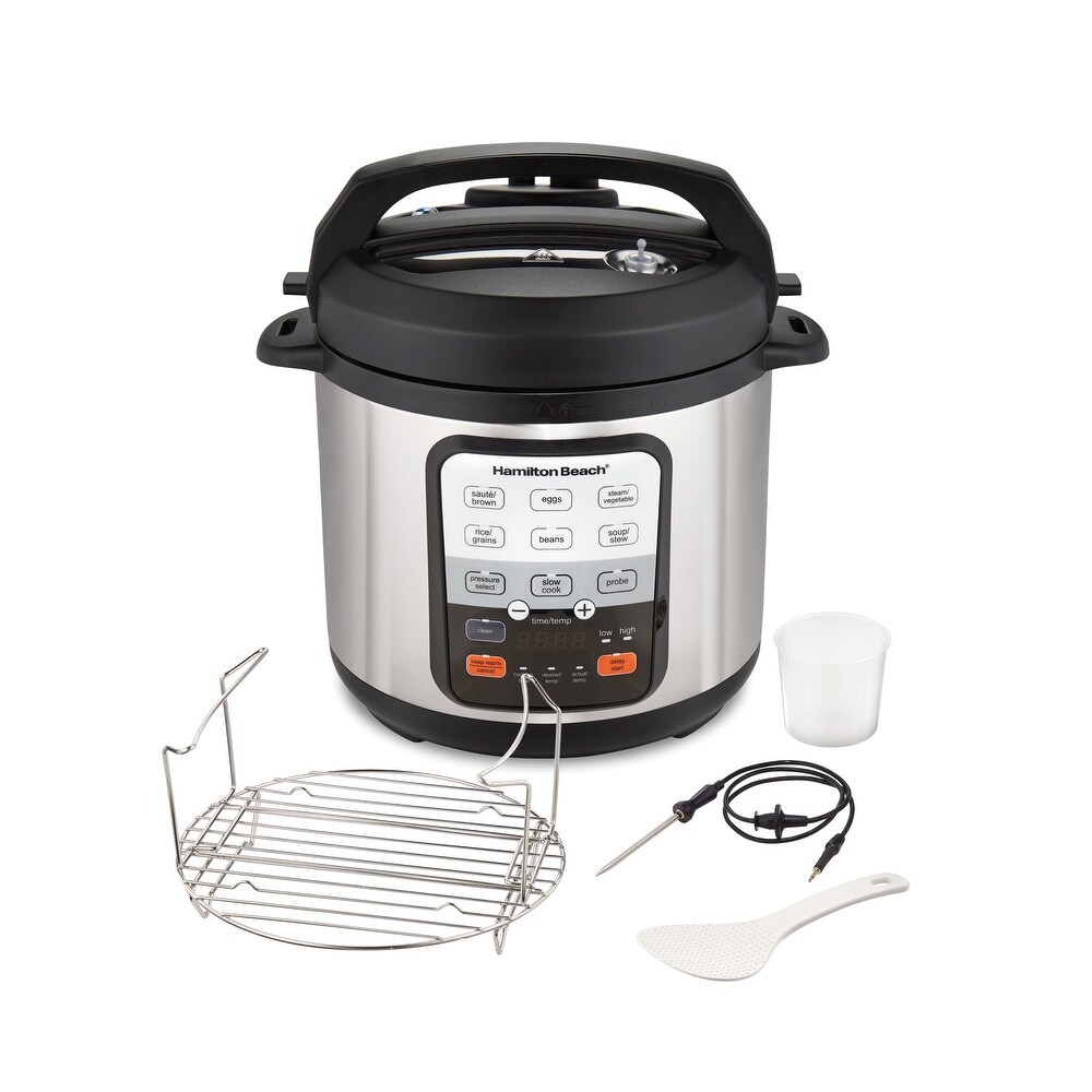 Presto 02141 6-Quart Electric Pressure Cooker, Black