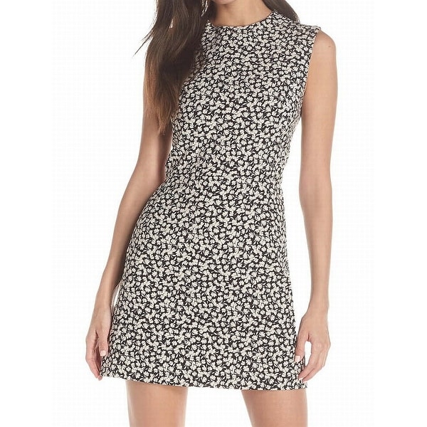 french connection black and white dress