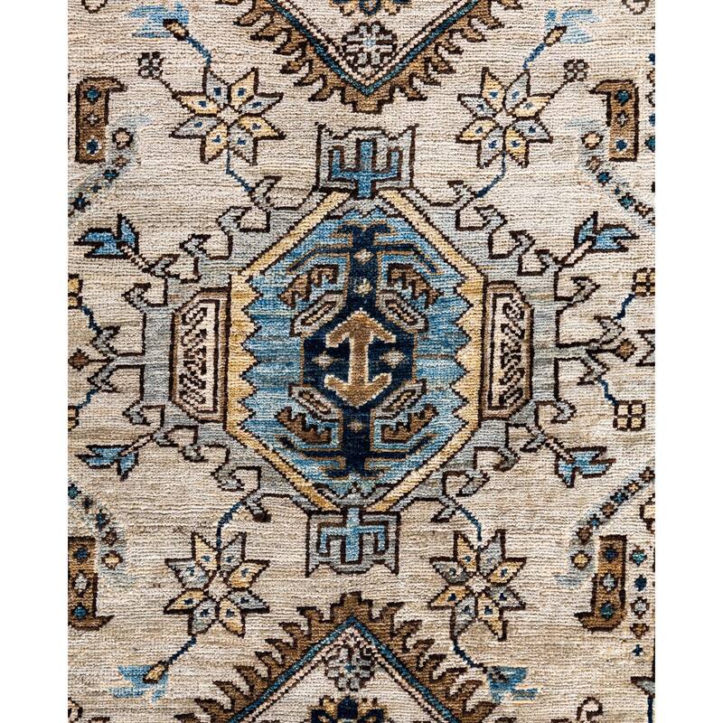 Serapi One-of-a-Kind Hand-Knotted Area Rug - Beige - 9' 0" x 12' 0"