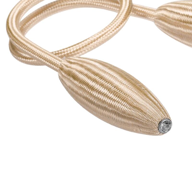 2Pcs Curtain Tiebacks Clips Decorative Window Drape Twist Tie Backs