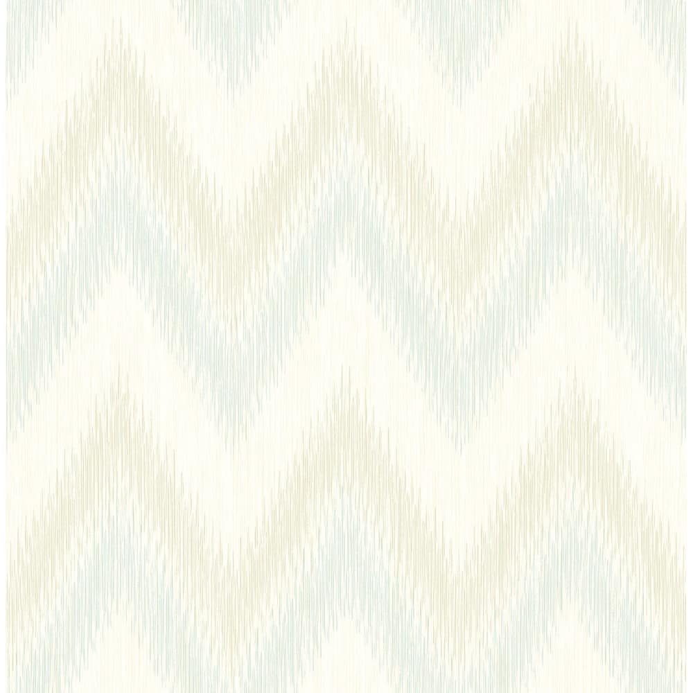 Seabrook Designs Lillian August Regent Flamestitch Stringcloth Unpasted Wallpaper