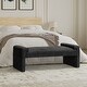 preview thumbnail 13 of 37, Roland Modern 58.5''W Upholstered Bedroom Bench by HULALA HOME