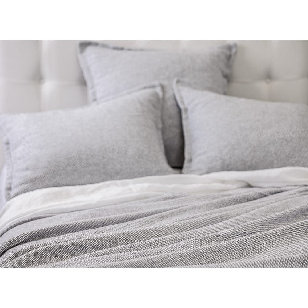 Silas, Cotton Blend, Grey, Sham