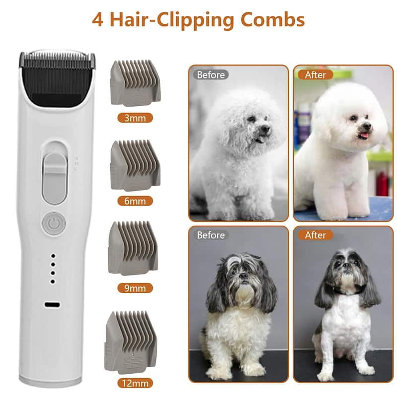 5-in-1 Pet Grooming Vacuum for Shedding Pet Hair - N/A
