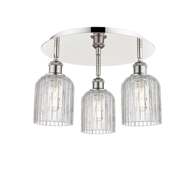 Innovations Lighting 516-3C-10-17 Bridal Veil Flush Bridal Veil 3