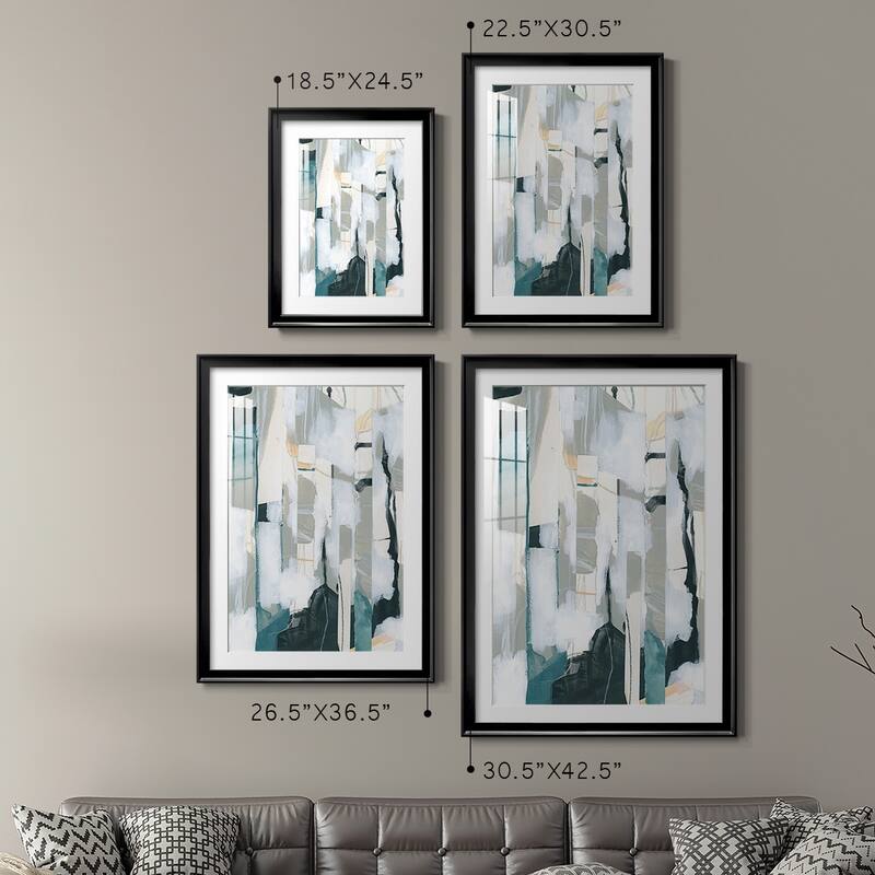 Sea Cavern Strata I Premium Framed Print - Ready to Hang