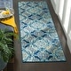 preview thumbnail 9 of 39, SAFAVIEH Evoke Aurora Vintage Boho Medallion Rug 2'2" x 7' Runner - Royal/Light Blue - Runner