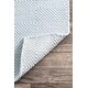 preview thumbnail 54 of 57, nuLOOM Handmade Concentric Diamond Trellis Wool/Cotton Area Rug