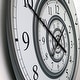 preview thumbnail 3 of 8, Designart 'Time Spiral Analog Wall' Oversized Contemporary Wall Clock