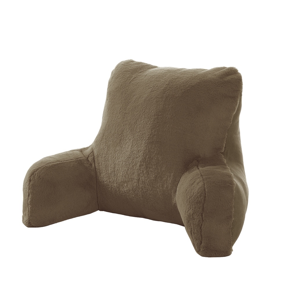 Home Soft Things FauxFur Bedrest Reading Pillow