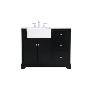 Elegant Lighting VF60242 Franklin 42" Free Standing Single Basin