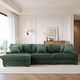 preview thumbnail 2 of 153, 118.4"W Plush Modular Sectional Sofa with Pillows