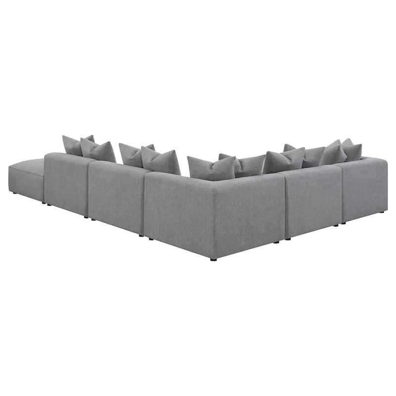 Jennifer 6-piece Upholstered Modular Sectional