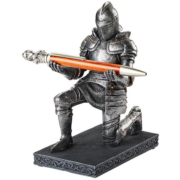 Design Toscano Medieval Knight Kneeling Pen Stand Bed Bath & Beyond 34800196