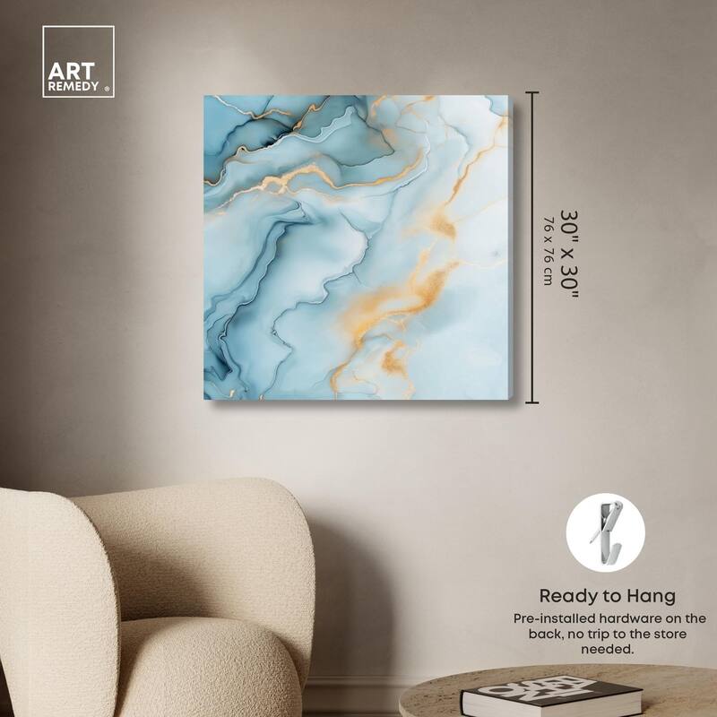 Precious Flow Canvas by Art Remedy, Gallery Wrapped