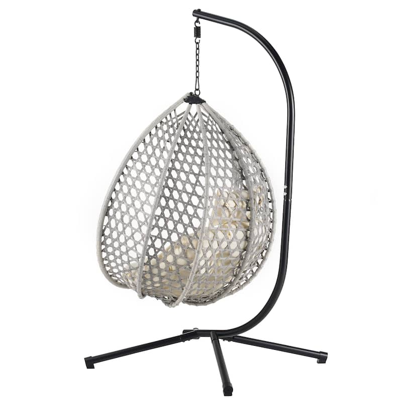 U_STYLE Versatile Hanging Egg Chair for Indoor and Outdoor Use