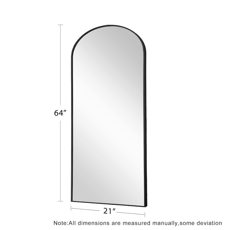 Dovelina Modern Full Length Floor Mirror - Freestanding Vanity Mirror for Bathroom or Living Space