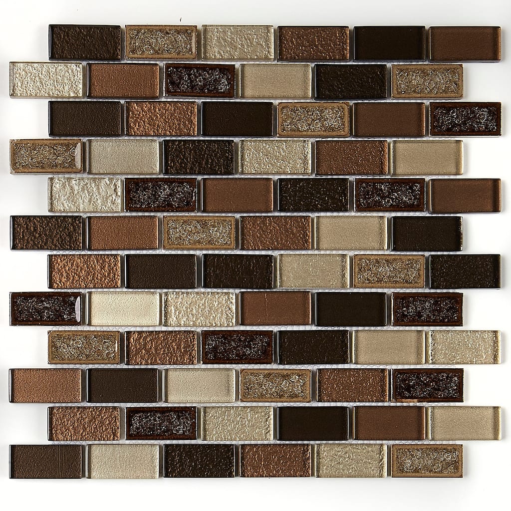 Daltile Crystal Shores 2'' x 1'' Brick-Joint Mosaic Tile (10 PCS Per Carton) (9.70 SQFT Per Carton)