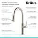 Kraus 2-Function 1-Handle 1-Hole Pulldown Sprayer Brass Kitchen Faucet