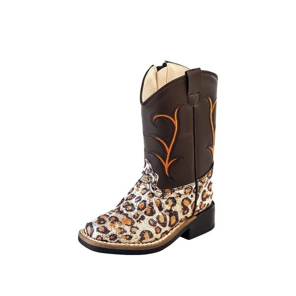 old west leopard boots