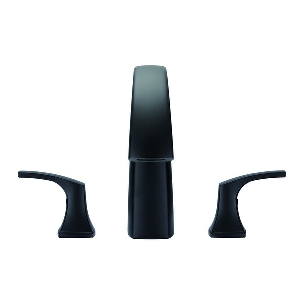 Gerber Vaughn 2H Roman Tub Trim Kit w/out Spray Satin Black - Satin Black. Opens flyout.